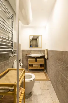 Un baño de Luminoso y céntrico piso al lado de la Plaza Mayor