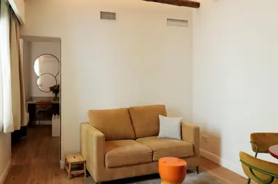 Zona de estar de Blume Cruz Suites