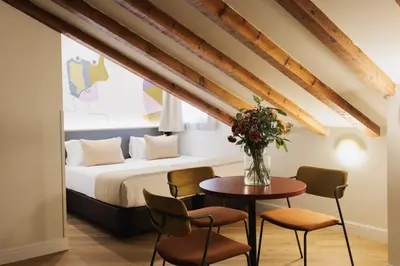 Zona de estar de Blume Cruz Suites