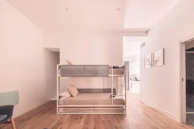 Cama o camas de una habitación en Apartamento el Rastro, Centro