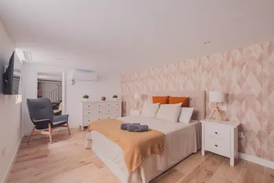 Cama o camas de una habitación en Apartamento el Rastro, Centro