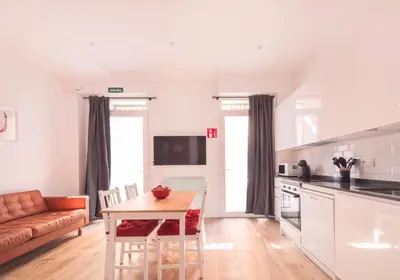 Una cocina o zona de cocina en Apartamento el Rastro, Centro