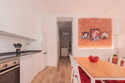 Una cocina o zona de cocina en Apartamento el Rastro, Centro