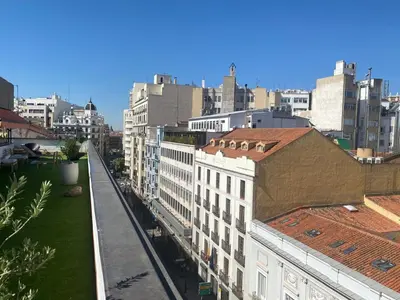 Vista general de Madrid o vista desde el albergue