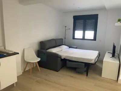 Cama o camas de una habitación en S2 Apartamento nuevo, Madrid