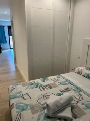 Cama o camas de una habitación en S6 Apartamento nuevo, Madrid