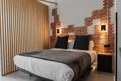 Cama o camas de una habitación en Loft Imperial