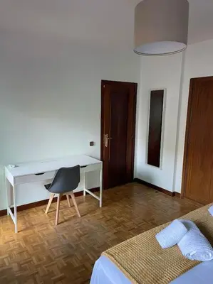 Cama o camas de una habitación en Apartamento Zona Chamberí