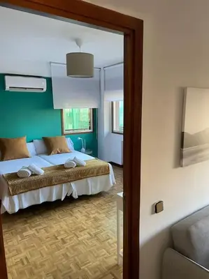 Cama o camas de una habitación en Apartamento Zona Chamberí