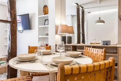 Una cocina o zona de cocina en Apartamento Plaza Mayor