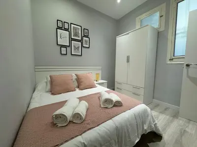 Cama o camas de una habitación en Encanto Madrileño en el Centro