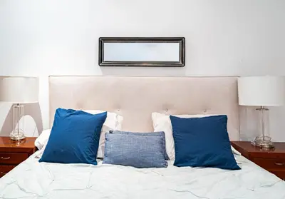 Cama o camas de una habitación en Los Preciados de Callao