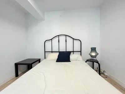 Cama o camas de una habitación en Temporal Azul Duplex M De