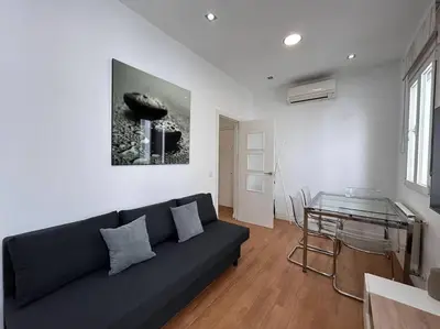 Zona de estar de Flat in the Barrio de Las Delicias, Madrid