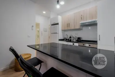 Una cocina o zona de cocina en Confort con parking para 3, vive la Latina