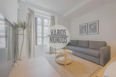 Zona de estar de Tu ventana a Madrid para 3, conoce Carretas 25