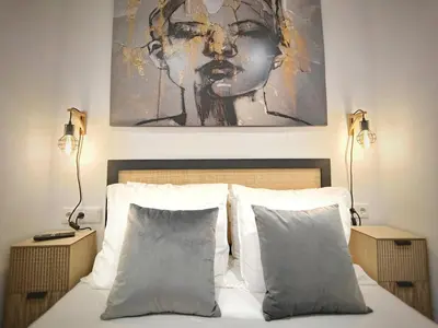 Cama o camas de una habitación en Waou Las Letras VI - Alquiler Corta Duración