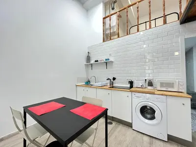 Una cocina o zona de cocina en Temporal Gran Duplex M