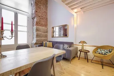 Zona de estar de Espectacular Apartamento Central
