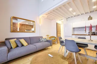 Zona de estar de Espectacular Apartamento Central