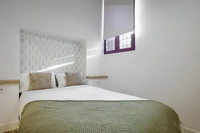 Cama o camas de una habitación en Espectacular Apartamento Central