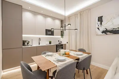 Una cocina o zona de cocina en Centro IX calle Caballero de Gracia 2BR 2BH