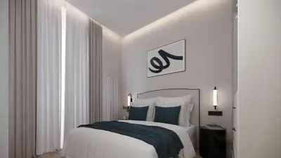 Cama o camas de una habitación en Sol VIII 5BR 5BH