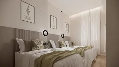 Cama o camas de una habitación en Sol VIII 5BR 5BH