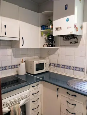 Una cocina o zona de cocina en Apartamento en el corazón de Madrid