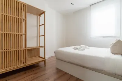 Cama o camas de una habitación en Modern Cozy-2bedrooms 1Bathroom-Delicias