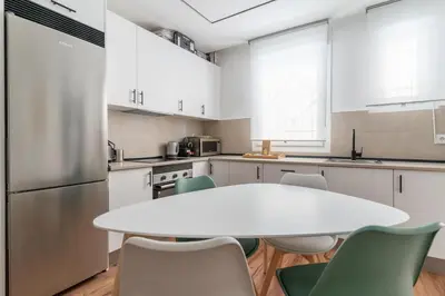 Una cocina o zona de cocina en Modern Cozy-2bedrooms 1Bathroom-Delicias