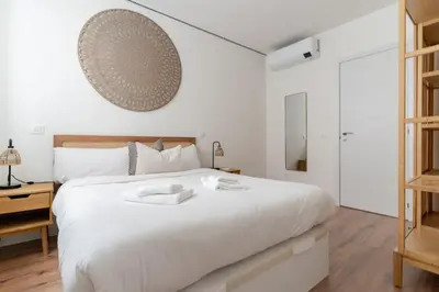 Cama o camas de una habitación en Modern Cozy-2bedrooms 1Bathroom-Delicias