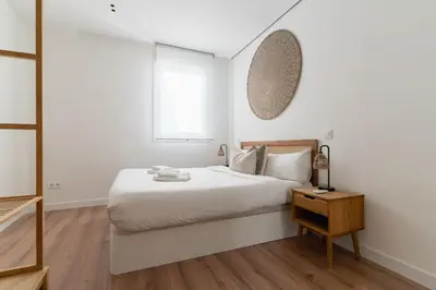 Cama o camas de una habitación en Modern Cozy-2bedrooms 1Bathroom-Delicias