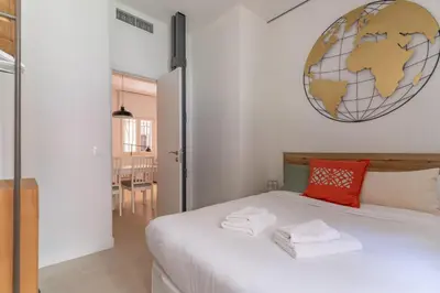 Cama o camas de una habitación en Cozy and Modern-2Bedrooms 1Bathroom-Delicias