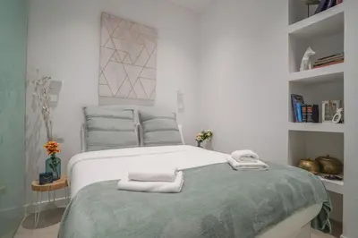 Cama o camas de una habitación en Cozy and modern-1Bedroom 1Bathroom-Chamberí