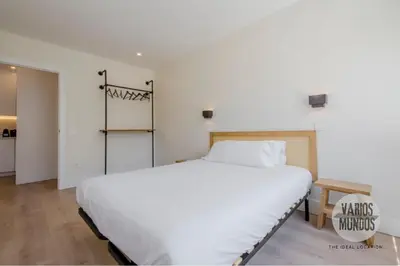 Cama o camas de una habitación en Tu hogar para 4 en Malasaña, conoce San Bernardo 20