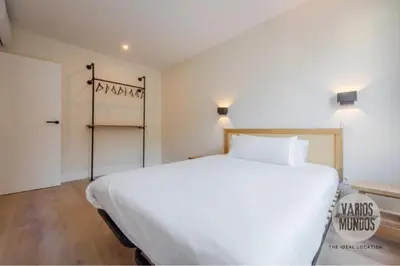 Cama o camas de una habitación en Tu alojamiento para 6 en Malasaña ven a San Bernardo 20
