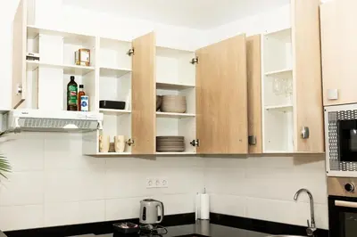 Una cocina o zona de cocina en Cuatro Caminos Apartment