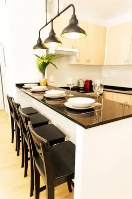 Una cocina o zona de cocina en Cuatro Caminos Apartment
