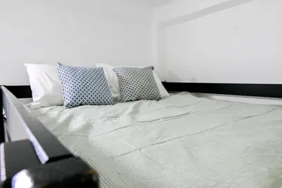 Cama o camas de una habitación en For You Rentals Coqueto apartamento TEMPORAL de un dormitorio en Madrid ARV400
