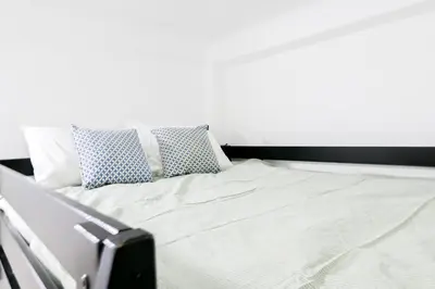 Cama o camas de una habitación en For You Rentals Coqueto apartamento TEMPORAL de un dormitorio en Madrid ARV400