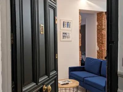 Zona de estar de La Elegancia de Lagasca