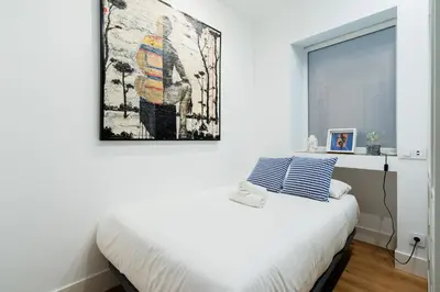 Cama o camas de una habitación en La Elegancia de Lagasca