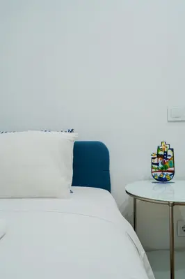 Cama o camas de una habitación en La Elegancia de Lagasca