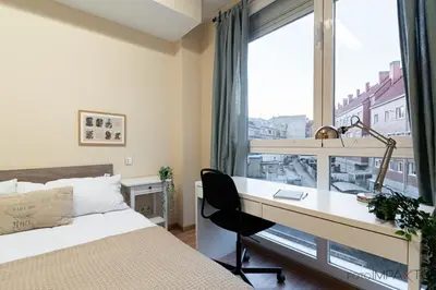 Cama o camas de una habitación en #10OCA7 - Apartamento en Vista Alegre