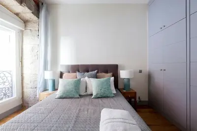 Cama o camas de una habitación en Downtown Madrid - Gran Vía