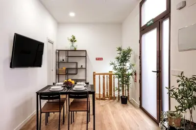 Una televisión o centro de entretenimiento en Alegría Urbana cerca de calle Alcalá
