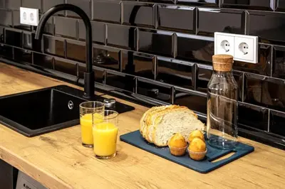 Comida en o cerca de este apartamento