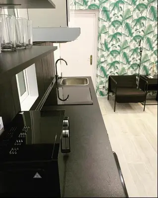 Una cocina o zona de cocina en Loft II en Madrid
