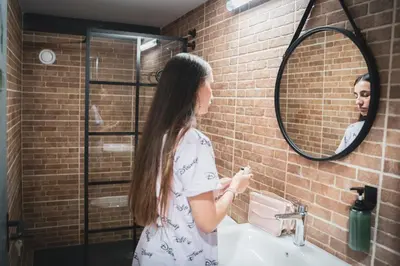 Un baño de Gallery Hostel Madrid residencia